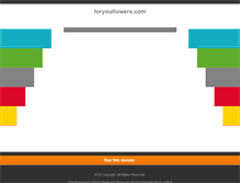 Tablet Screenshot of foryouflowers.com